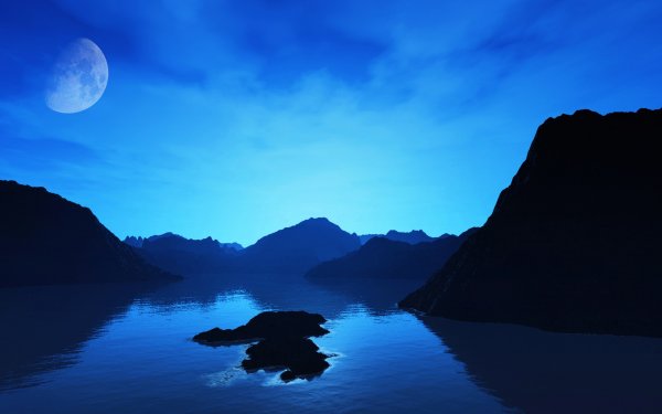 Пейзаж в темных тонах