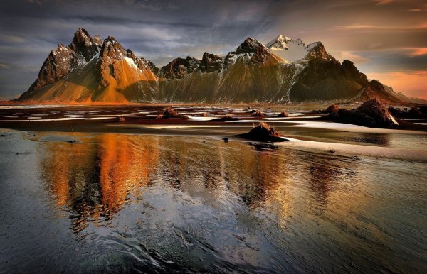 Гора Вестрахорн Исландия