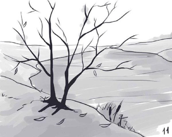 Рисунки гуашью