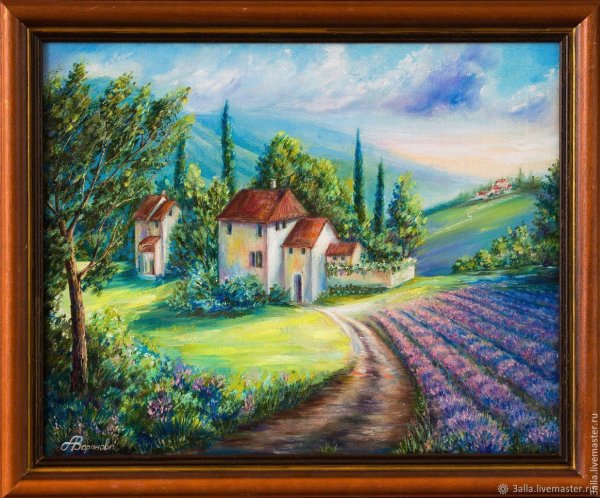 Пейзажи Прованса картины