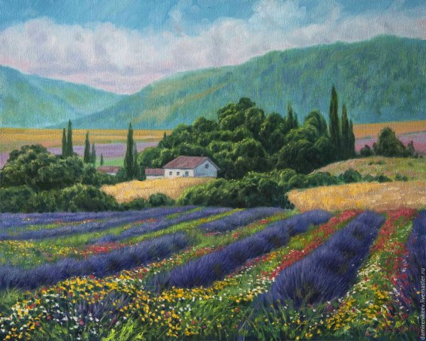 Тоскана Лавандовые поля