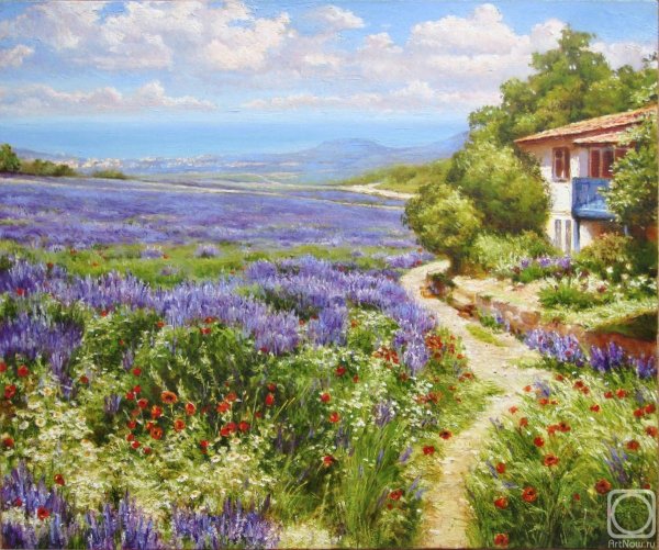 Живопись Крымская Лаванда Карликанов