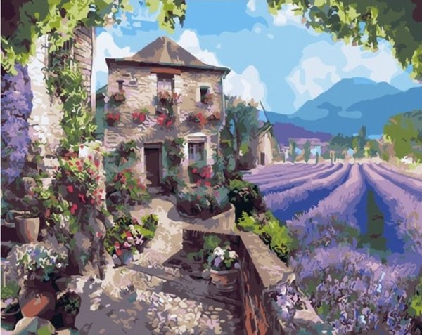 Картина по номерам Прованс