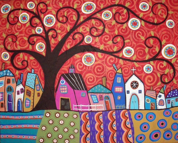 Карла Жерар наивная живопись