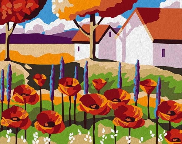 Артвентура сад с маками