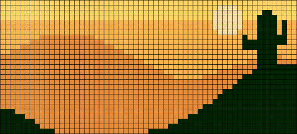 Вышивание крестом природа