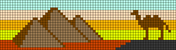 Пиксельный пейзаж