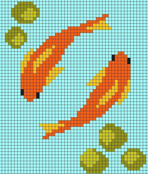 Животное по клеточкам