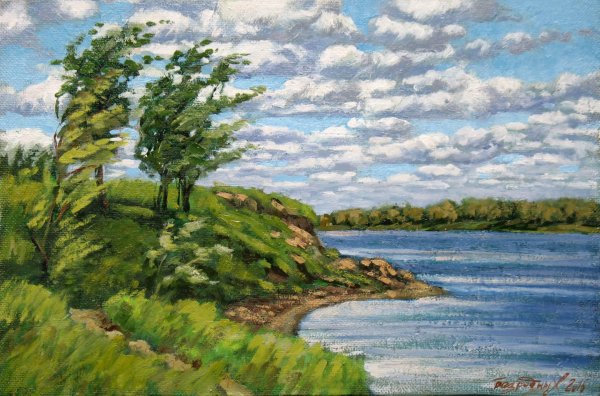 Ветер в живописи пейзажи