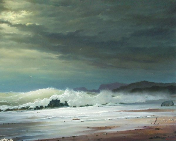 Маринист Георгий Дмитриев