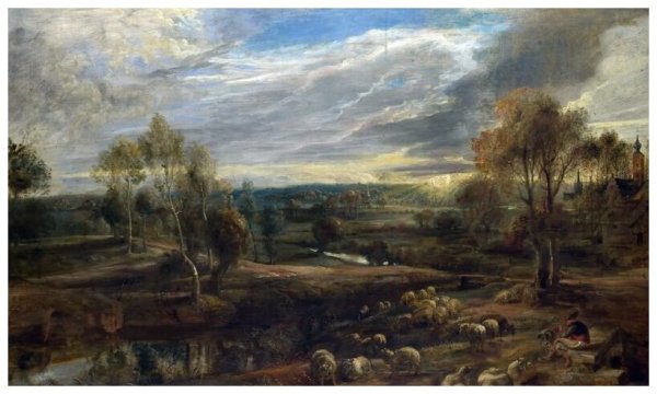 Фламандский пейзаж Рубенс