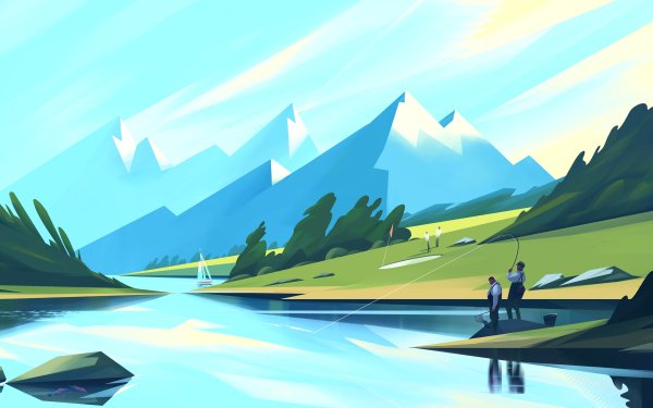 Векторный пейзаж