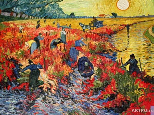 «Вид на Арль», Винсент Ван Гог, 1889