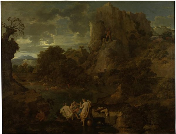 Живопись картина Никола Пуссен зима