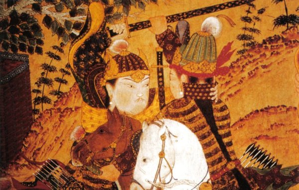 Иранская живопись золотом