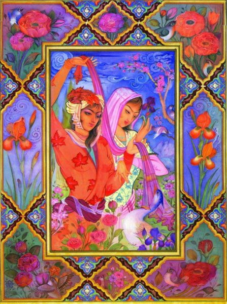 Иранские миниатюры Персидская живопись