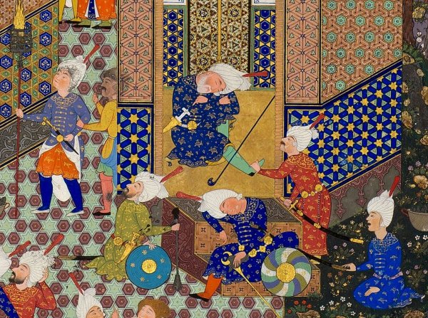 Персидская миниатюра 15 век Тимуриды