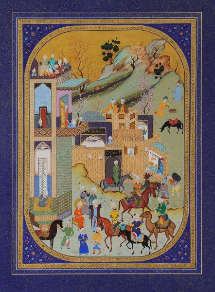 Иранская живопись миниатюра средневековья