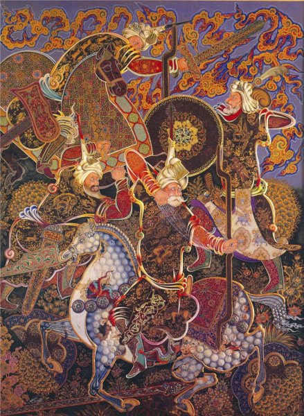 Иранские миниатюры Персидская живопись