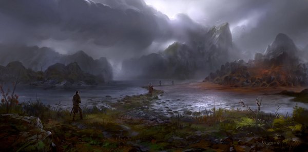 Мрачные пейзажи фэнтези