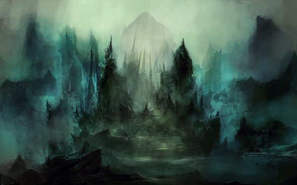 Темные горы фэнтези