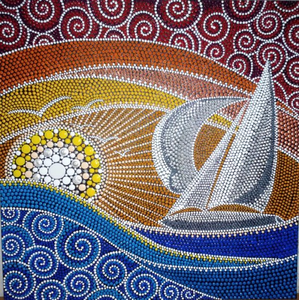 Пуантилизм точечная роспись