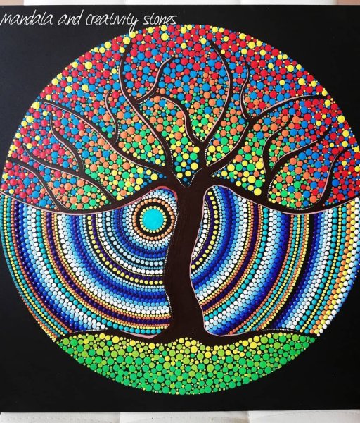 Точечная живопись Мандала