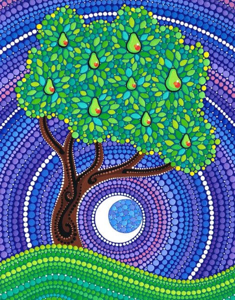 Точечная живопись Элспет Маклин