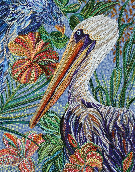 Алмазная мозаика Пеликан