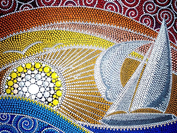 Точечная живопись Восточная темапиалы