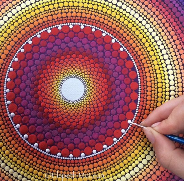 Картины Элспет Маклин точечная роспись