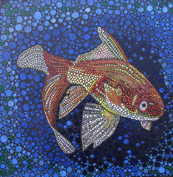 Уантилизма «точечная живопис