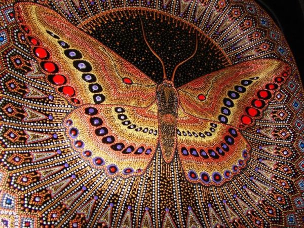 Картины в технике точечной росписи