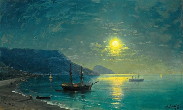 Айвазовский Иван Константинович - Крымский пейзаж