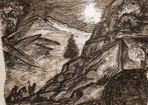 Питер брейгель Гравюры пейзажи