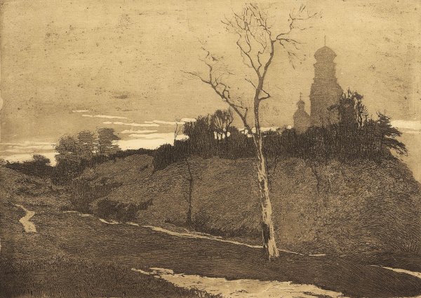 Таежная линогравюра