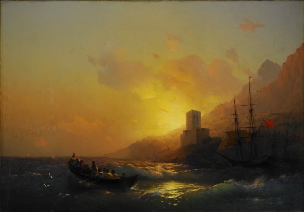 Картина Айвазовского на острове Крит