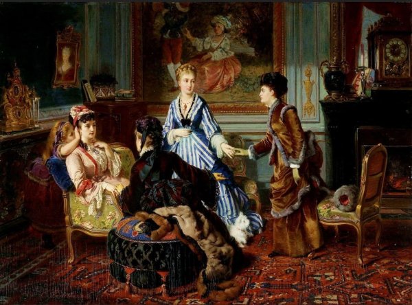 Великосветский бал живопись 18 век