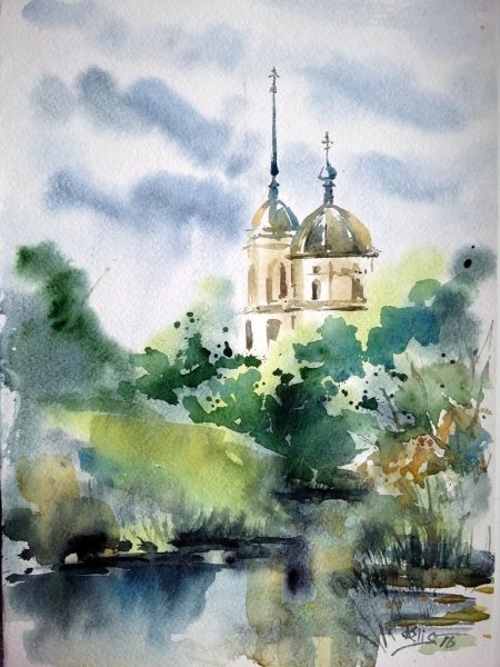 Художник Юдин Киево Печерская Лавра