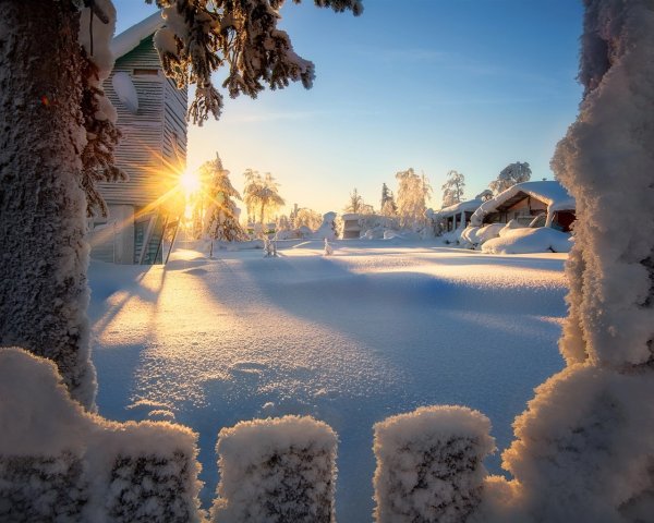 Солнечный зимний день