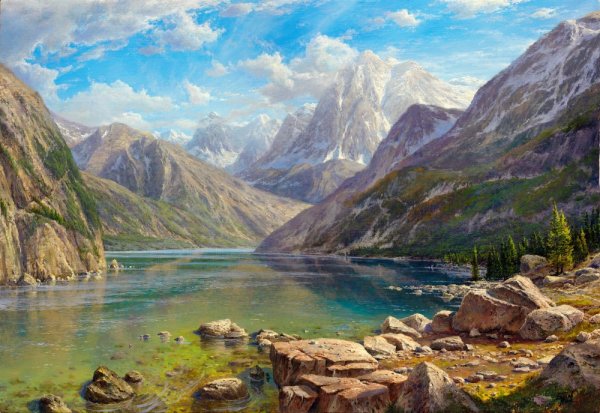 Сергей Басов картины горы