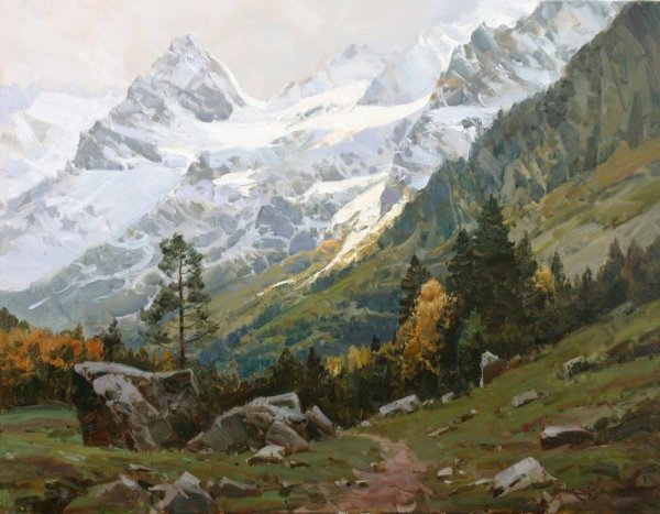 Живопись горы Александр Бабич