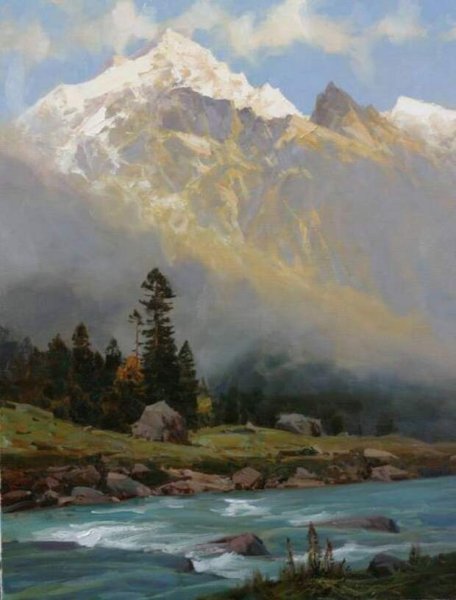 Живопись горы Александр Бабич