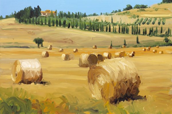 Картина Тоскана стога сена