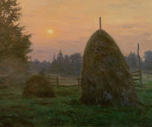 Левитан картины снопы