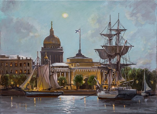 Адмиралтейство в Санкт-Петербурге в живописи