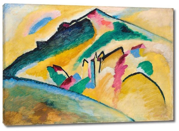 Василий Кандинский «пейзаж в Мурнау» 1908