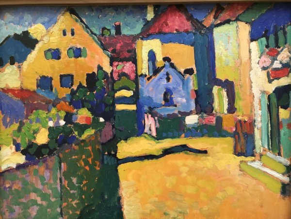 Василий Кандинский. Дома в Мюнхене. 1908