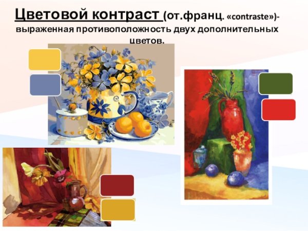 Контраст в живописи