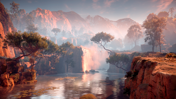 Horizon Zero Dawn 2 пейзажи